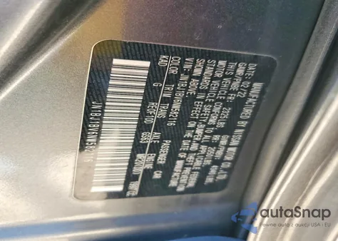 2022 Nissan Rogue Sport Sv z USA, uszkodzony, nr VIN JN1BJ1BV6NW582116